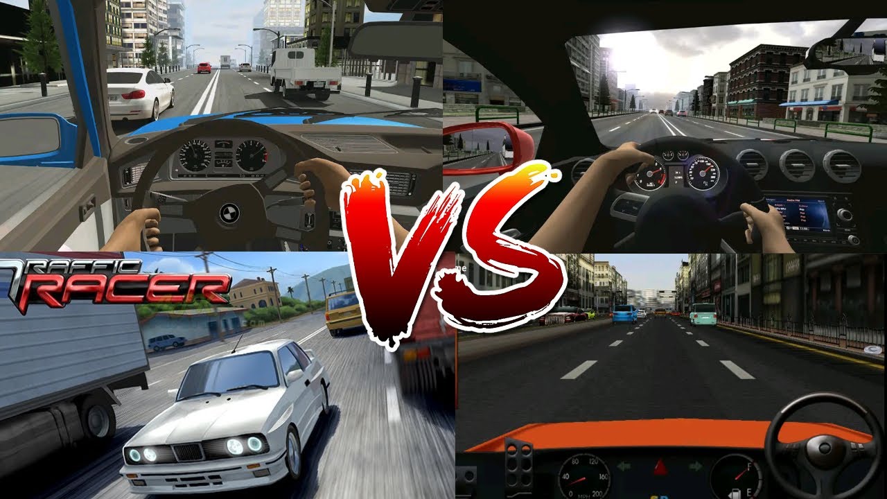 Racing In Car 2 VS Racing Limits VS Traffic Racer VS Dr. Driving