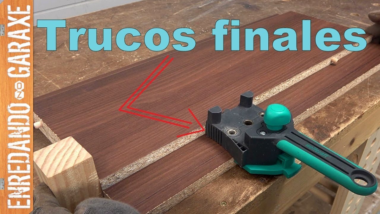😍 Cómo usar la guía de espigar para dar los toques finales a la estantería