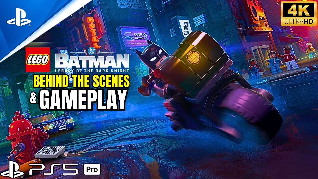 LEGO BATMAN: новые кадры за кулисами и первый игровой процесс — это просто БЕЗУМИЕ! 4K