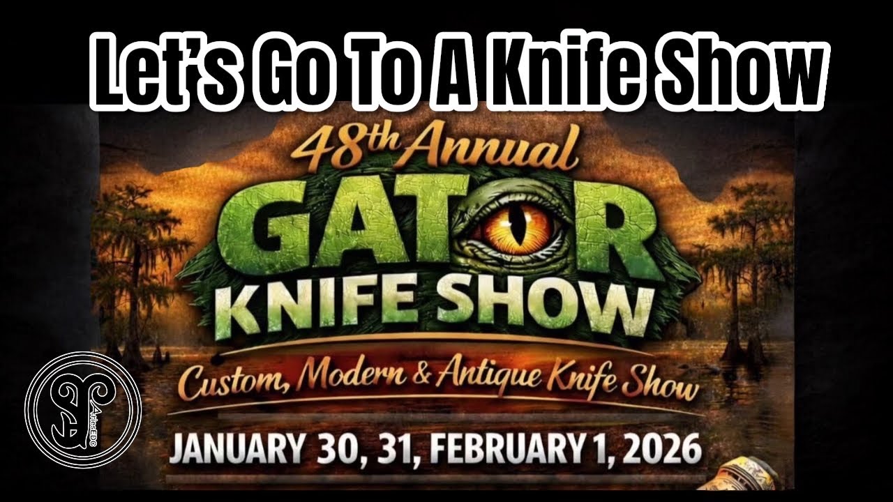 My Trip To The Gator Knife Show - What A Great Time