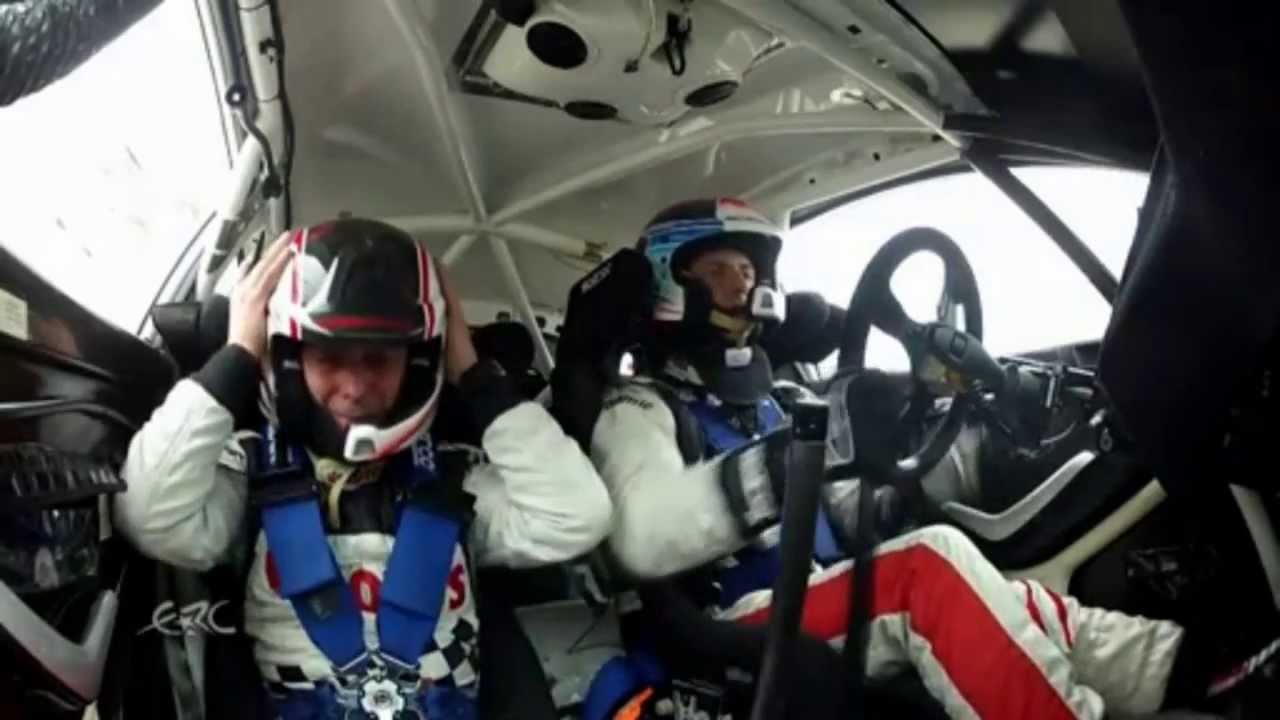 Kajetan Kajetanowicz - J&auml;nner Rallye 2014 - crash - onboard cam/tvcam