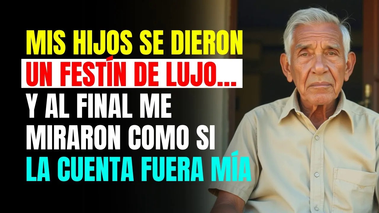 MIS HIJOS SE DIERON un FESTÍN de LUJO… y al FINAL me miraron como si la CUENTA fuera MÍA