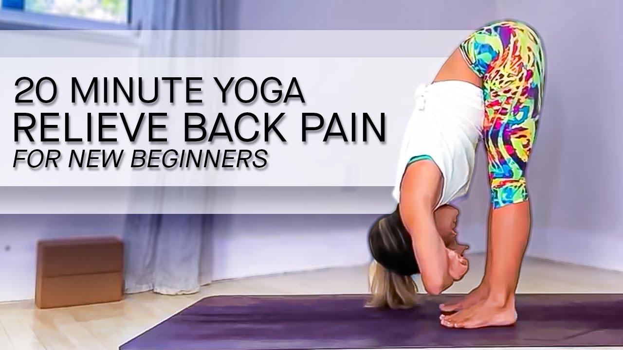 20 Minute Yoga for New Beginners (Relieve Back Pain)