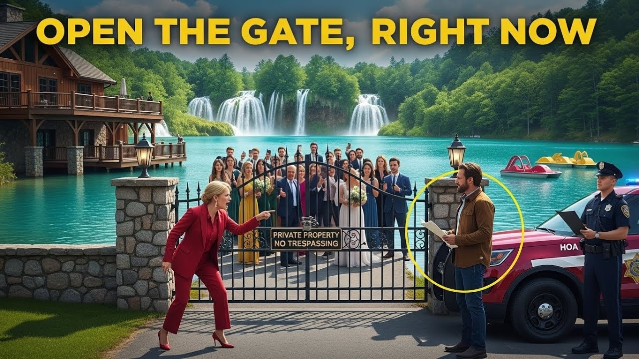 HOA Karen Screams “I Have Rights!” — Until I Lock the Gate on Her 100 Guests