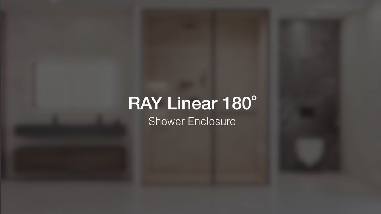 Ozone | RAY Framed Linear 180° Shower Enclosure | Installation Guide