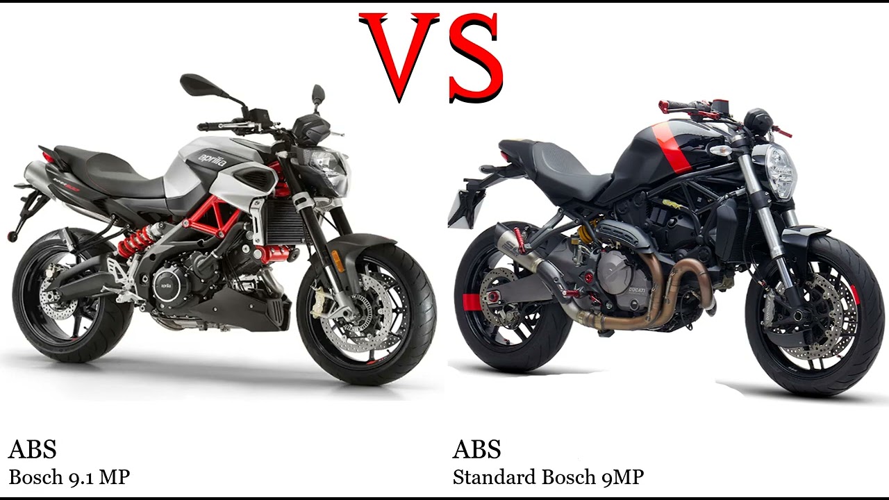 Aprilia Shiver 900 vs Ducati Monster 821 Test specification comparison
