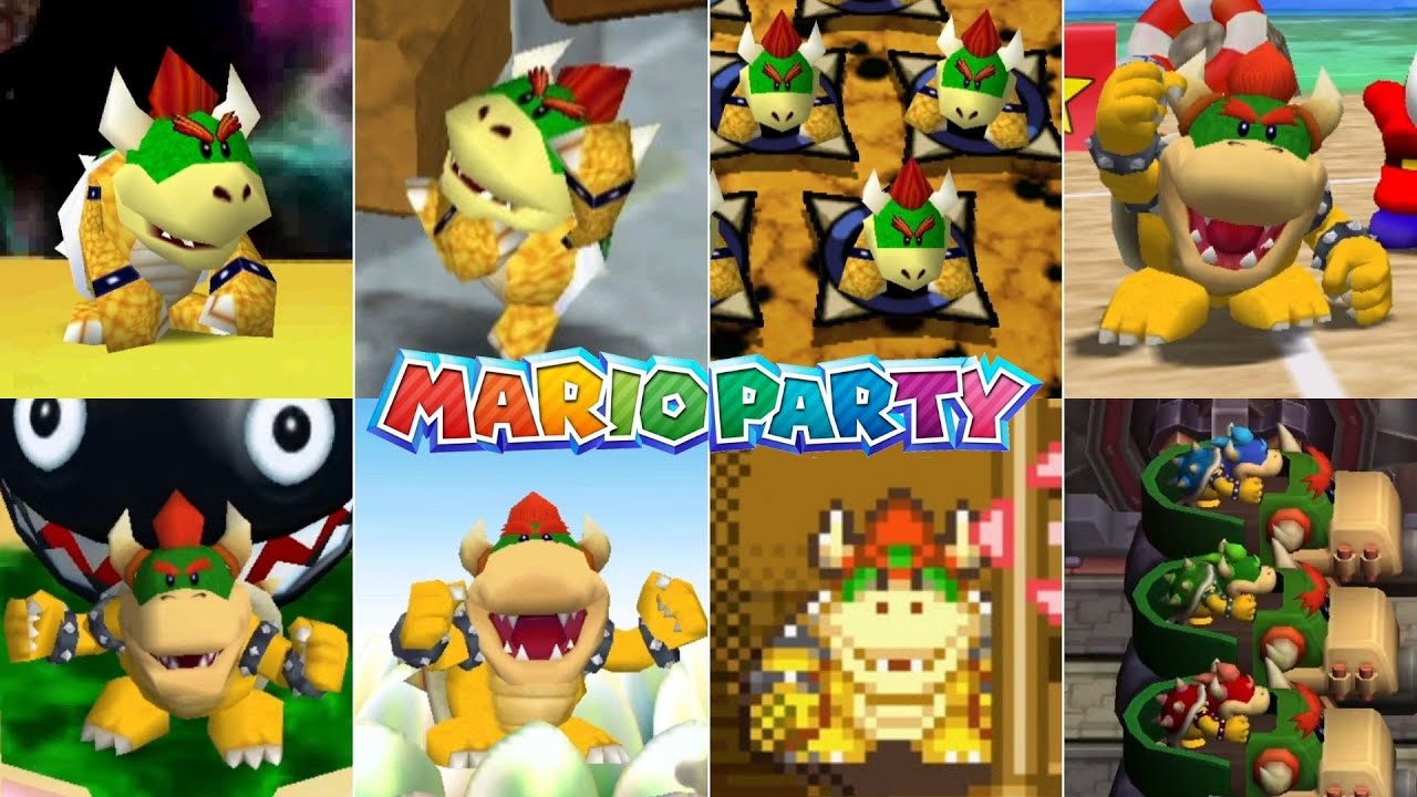 Evolution Of Koopa Kid In Mario Party Games [1998-2005]