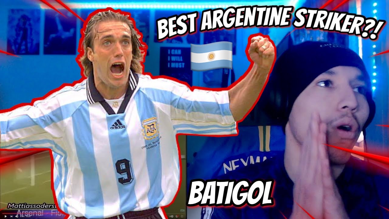 *REACTION* Gabriel Batistuta ● The Insane Striker 🔥