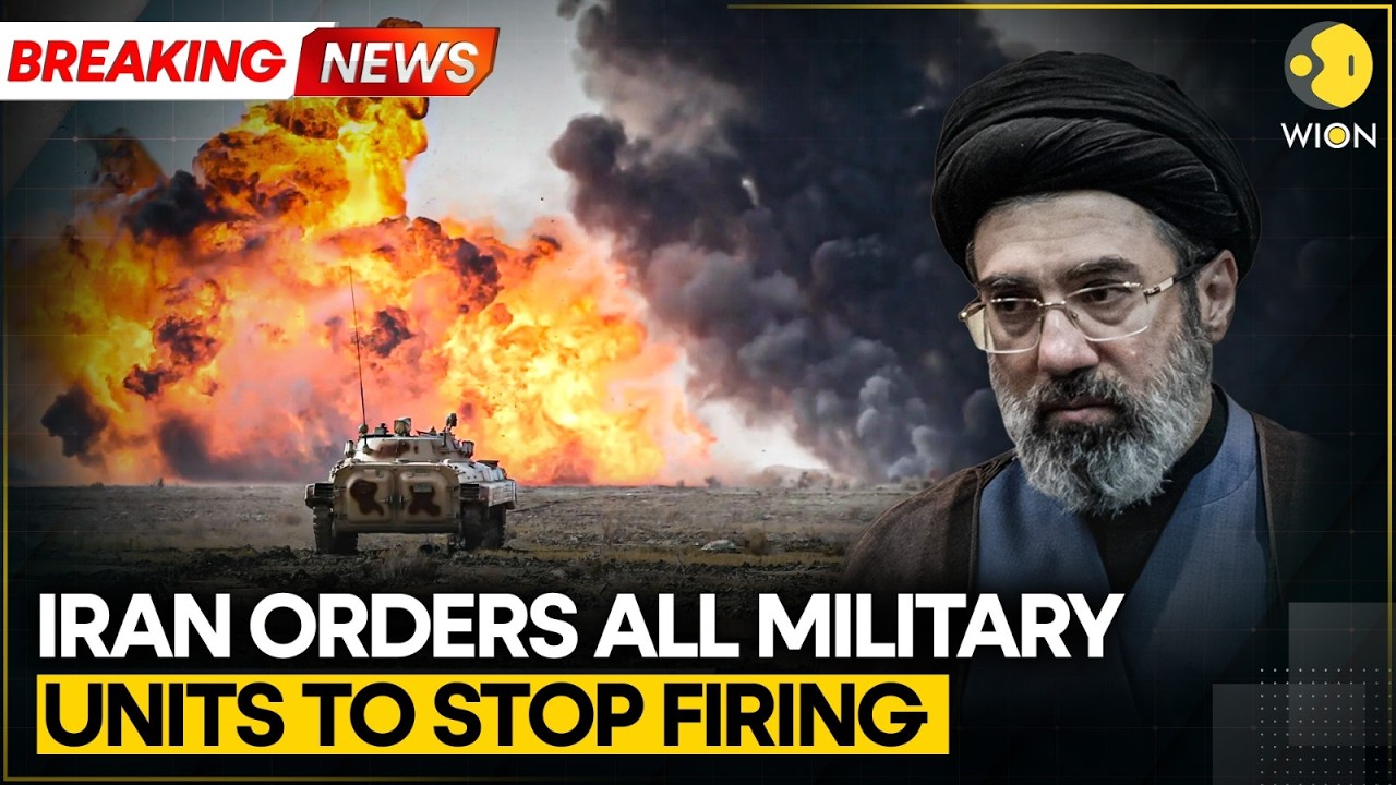 US-Iran War: Iran Orders All Units to Halt Fire After Trump&rsquo;s Two-Week Truce | WION Breaking