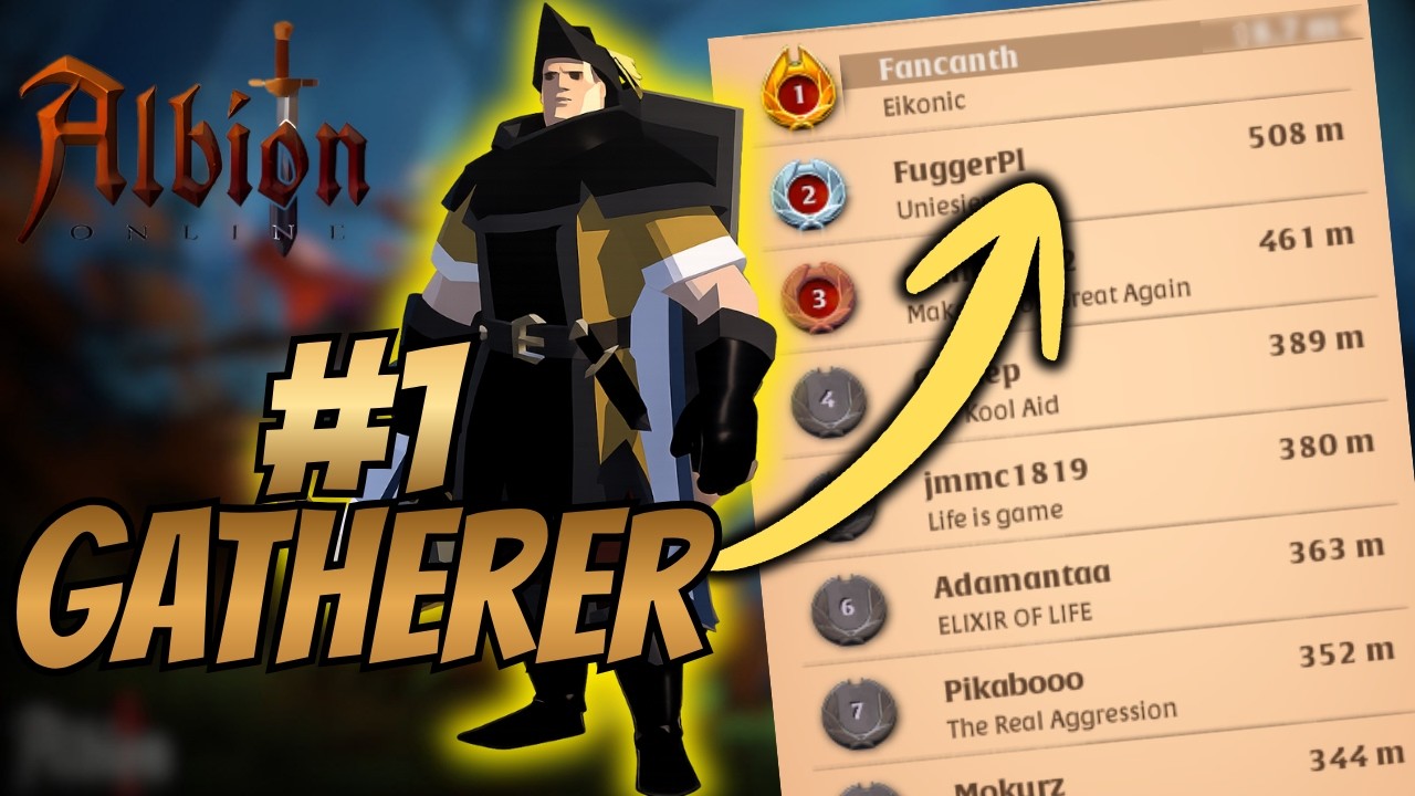 Nobody Believed I Could Become the Best Gatherer in Albion Online