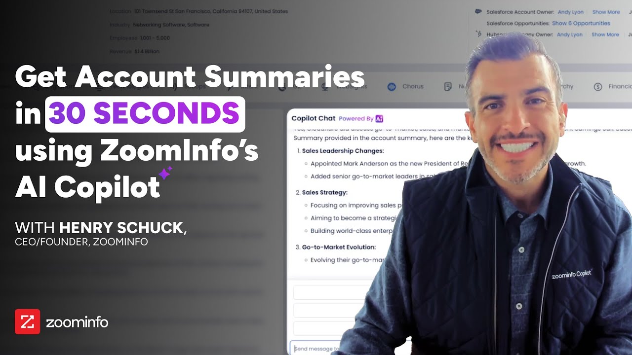 ZoomInfo AI Copilot: Get Instant Account Intelligence | CEO Demo