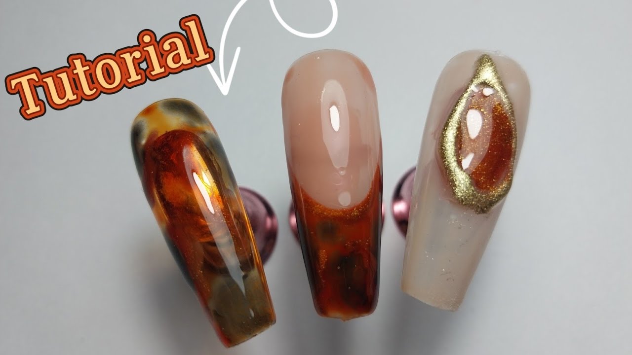   Tutorial : 3 dise&ntilde;os en tendencia / Art Nail 😍