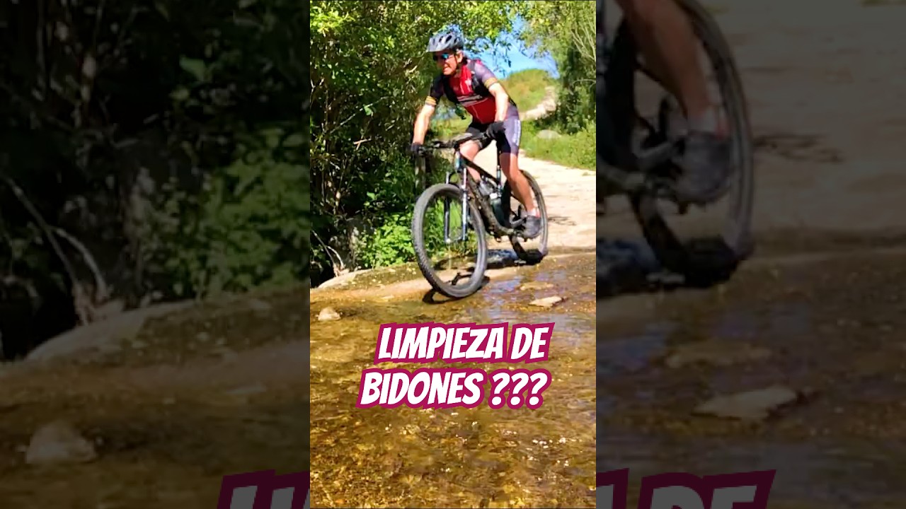 limpieza de bidones #mtb #ciclismo #mtbjubilados