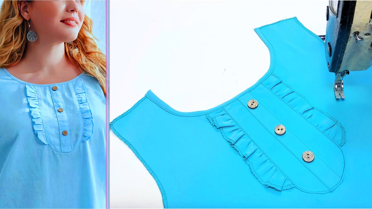 Clever Sewing Tips and Tricks for Sewing Enthusiasts: Neck Design Cutting and Stitching
