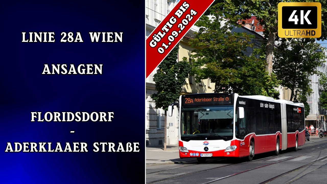 Linie 28A Wien Ansagen – Floridsdorf – Aderklaaer Straße | Wiener Grantler
