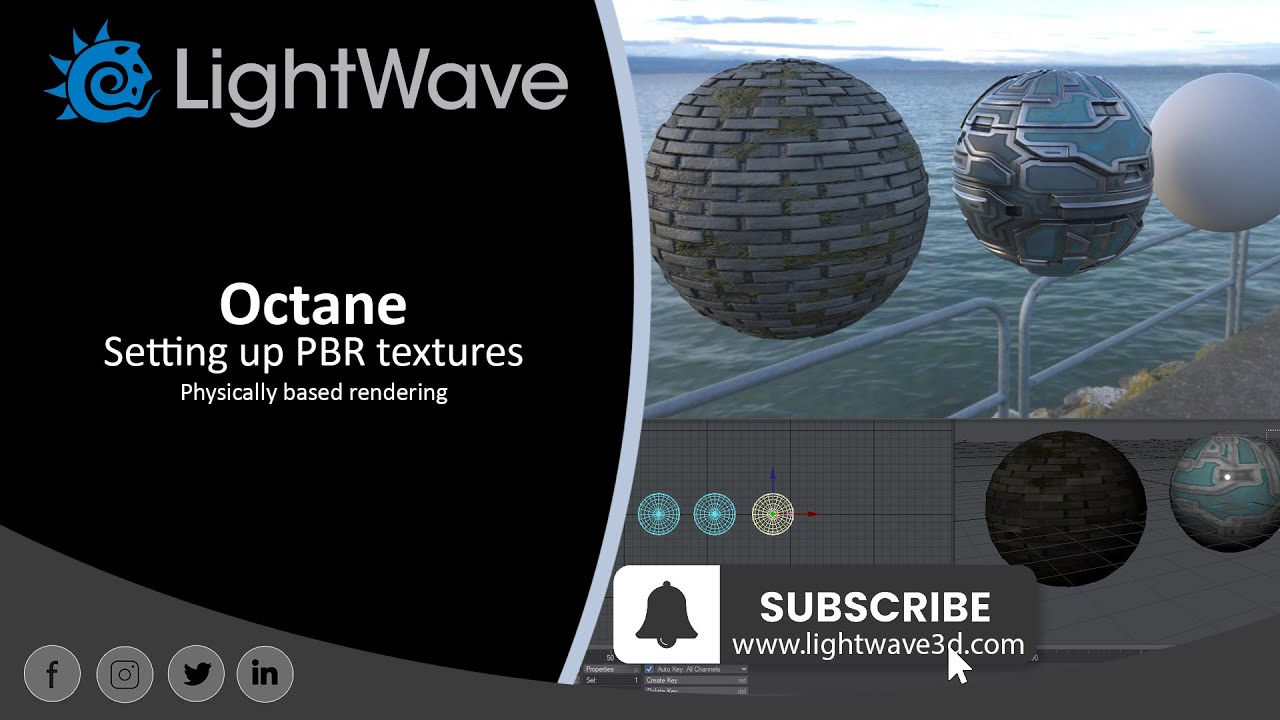 Lightwave 3D  Setting up PBR textures for Octane