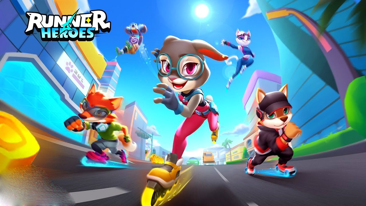 Runner Heroes - iOS, Android Gameplay