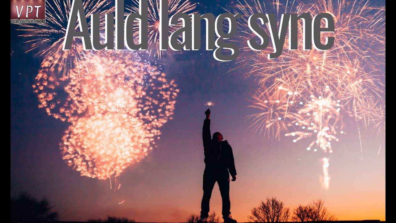 Auld Lang Syne play along jazz backing track key of C