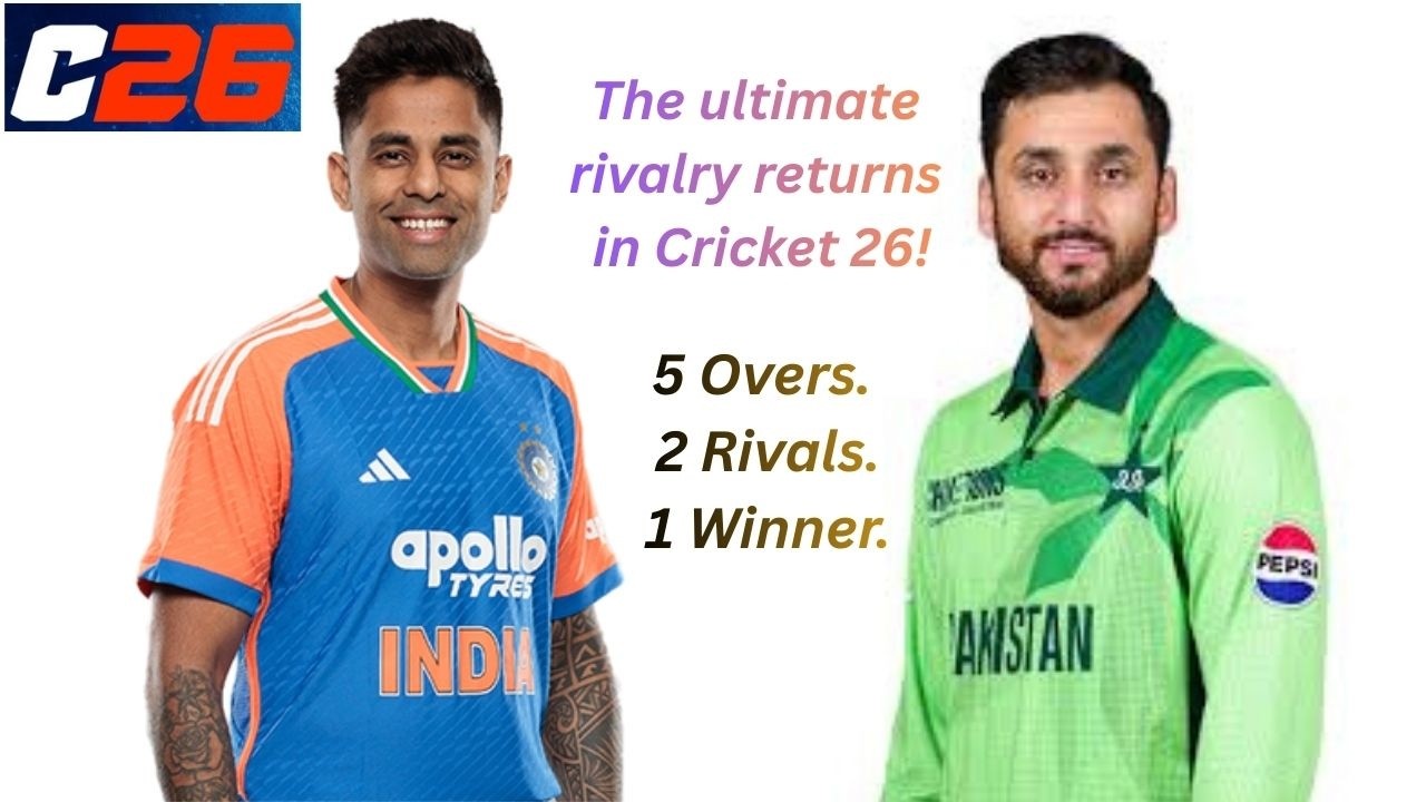 5 Overs  2 Rivals  1 Winner  PAK vs INDIA  Cricket 26