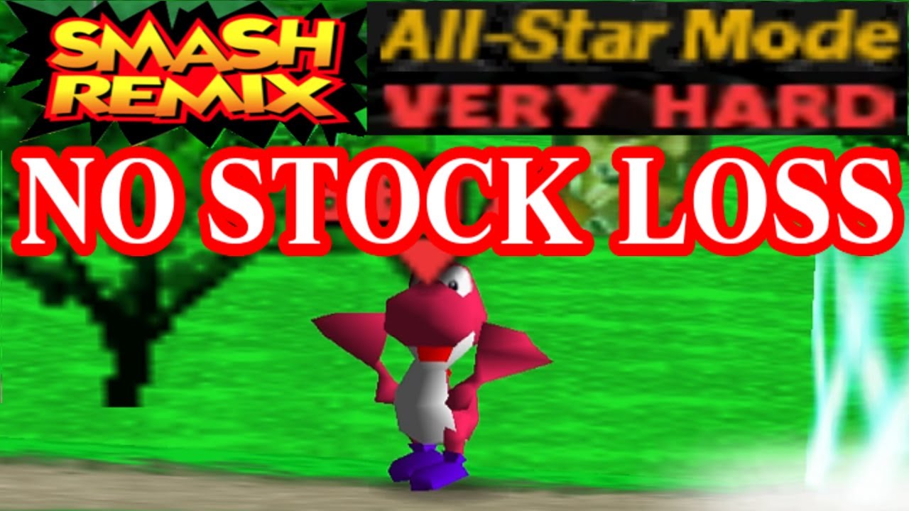 Smash Remix - All Star Mode Gameplay with Yoshi (VERY HARD) No Stock Loss