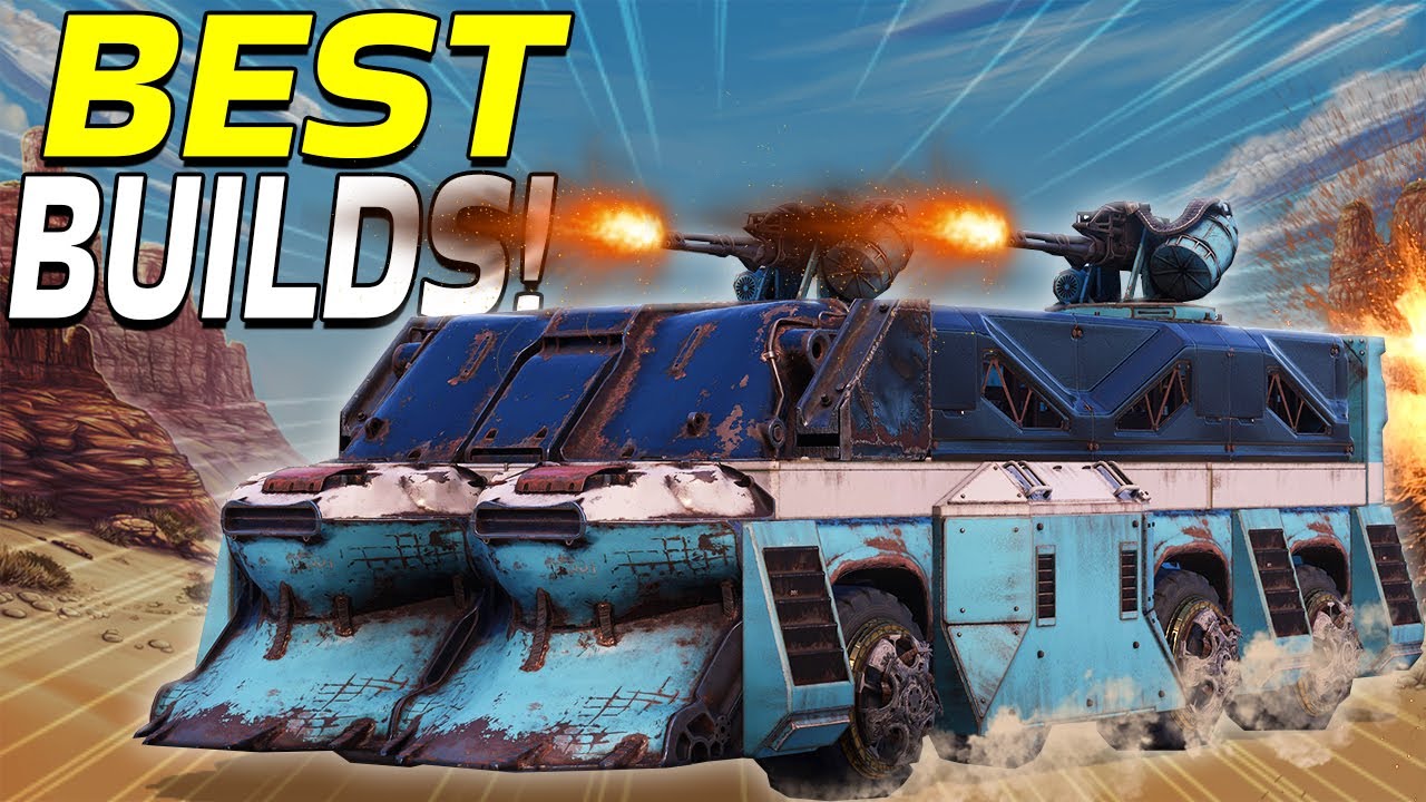 The Wastelands Battle Bus, Battleship and Battle Bunker - Best Crossout Creations!