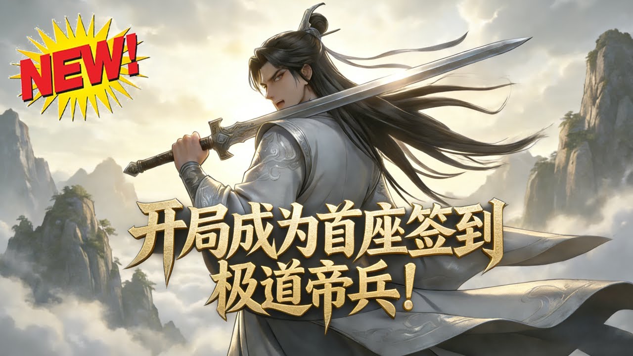 ⚡【新番速递】《开局成为首座签到极道帝兵》低调签到一百年！靠山宗首座华云飞获混沌钟震动东域，被施压寻徒，收废柴荒古圣体逆袭！ #玄幻 #修仙#逆袭 #爱看动漫