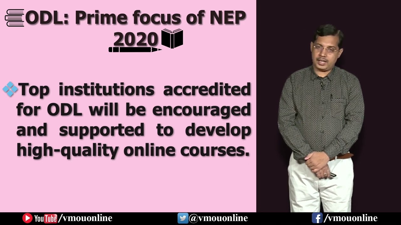 Open and Distance Learning in NEP 2020720P HD