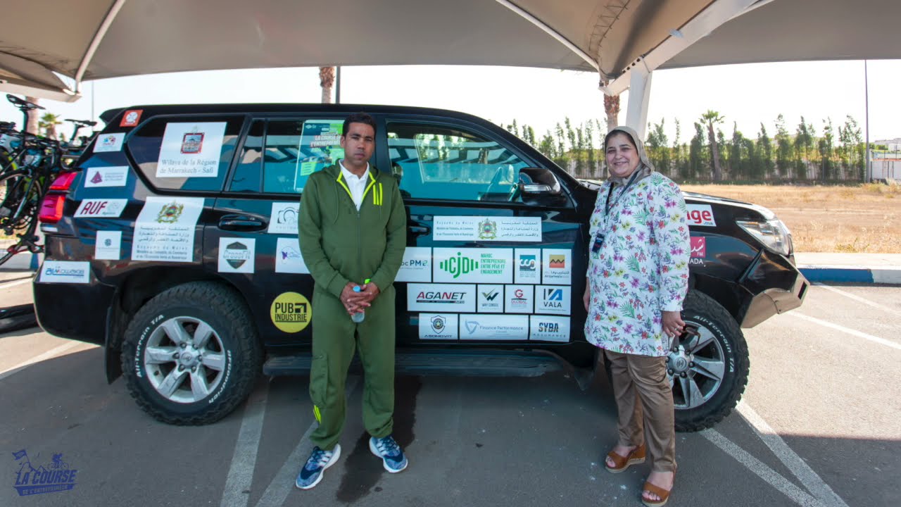 Troisième étape en vélo avec Abdellah Hida, trajet entre Rabat et Casablanca