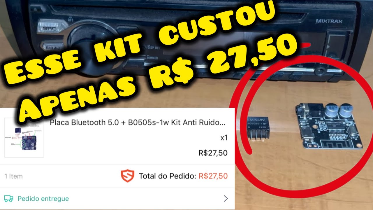 COMO COLOCAR BLUETOOTH EM SOM PIONEER COM MENOS DE 30 REAIS