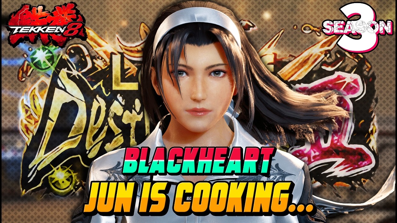 Tekken 8 Season 3 &ndash; BLACKHEART JUN High Level Gameplay &ndash; Ranked Domination