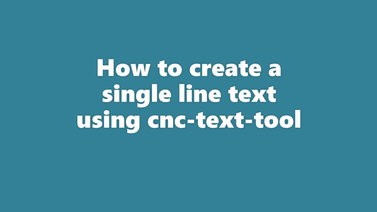 single line text