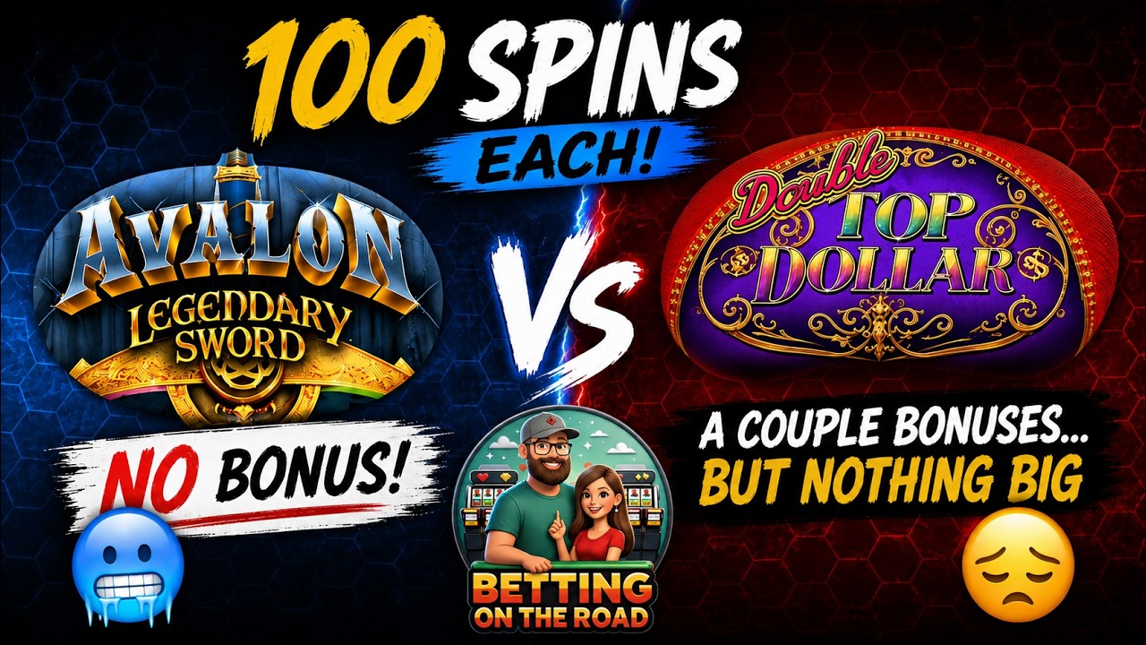 100 Spins vs Avalon Legendary Sword & Double Top Dollar