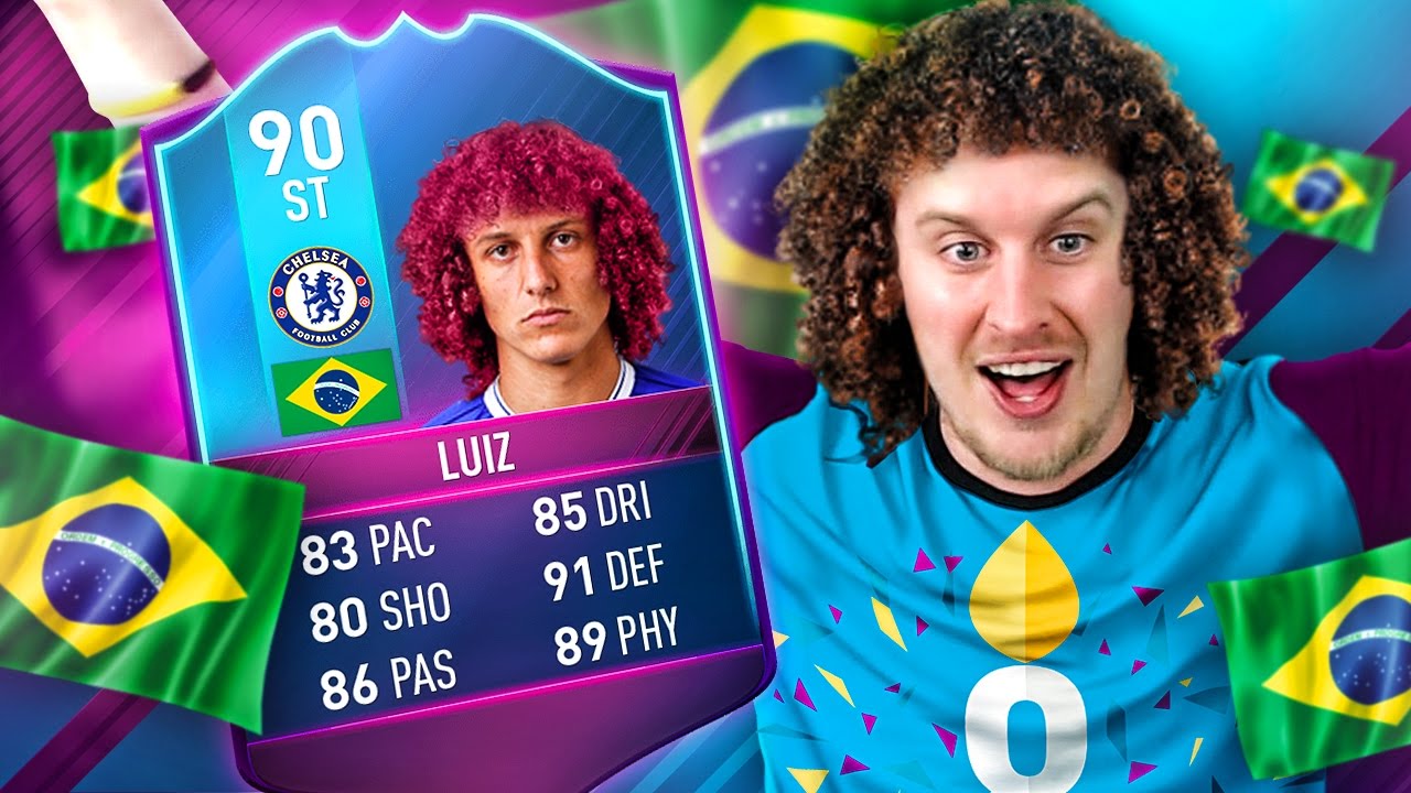 OMG WHAT A CARD! 90 RATED STRIKER DAVID LUIZ! THE ULTIMATE PREMIUM SBC LUIZ! FIFA 17 ULTIMATE TEAM