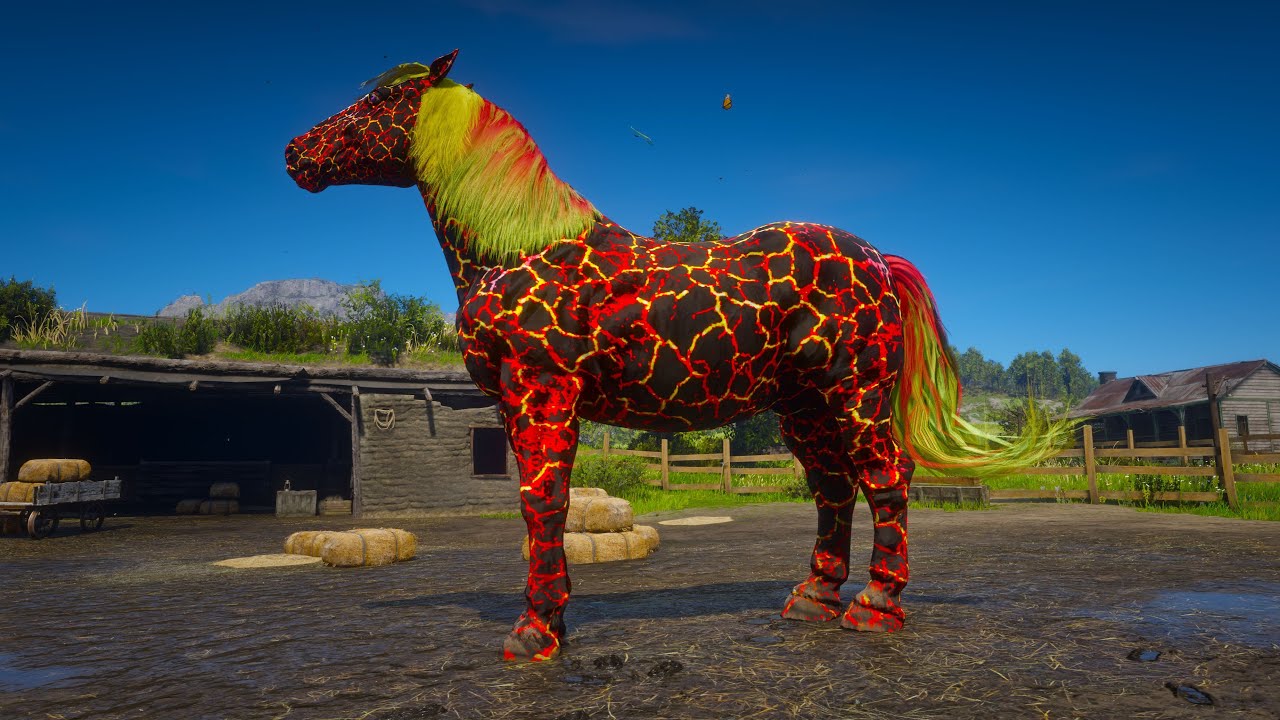 Arthur Morgan Tames Rare Lava Coated Horse  | Legend Wild Ride at Emerald Ranch