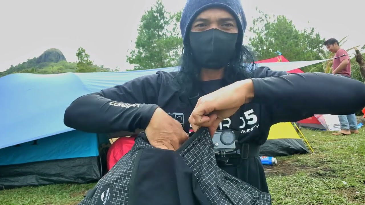 review tas ultralight naturehike dyneema 22 L,, kecil tapi kuat,, muat semua alat ultralight
