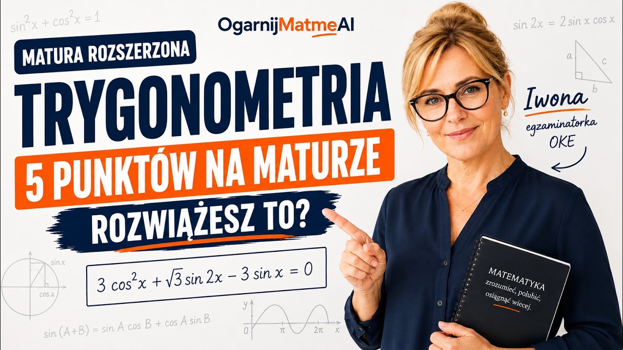 To zadanie było na maturze za 5 punktów.