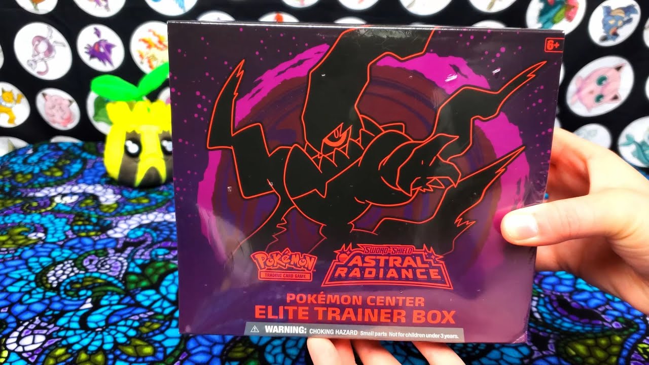 Opening Pokemon Center Astral Radiance ETB | Elite Trainer Box (Darkrai) | Pokemon Cards and Chill