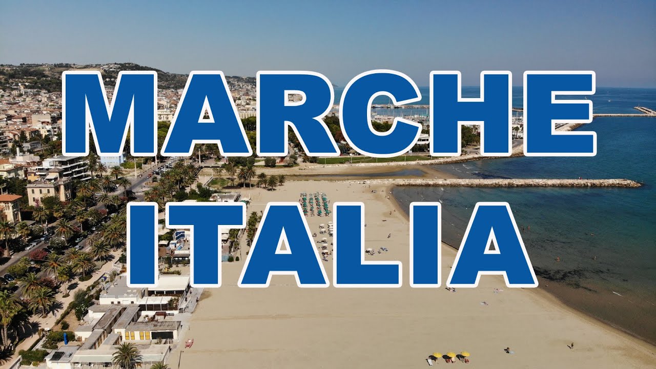 🇮🇹 Regione Marche 4K. Vista dal drone Italia 2024. Civitanova Marche, Fano, Pesaro, Ancona...