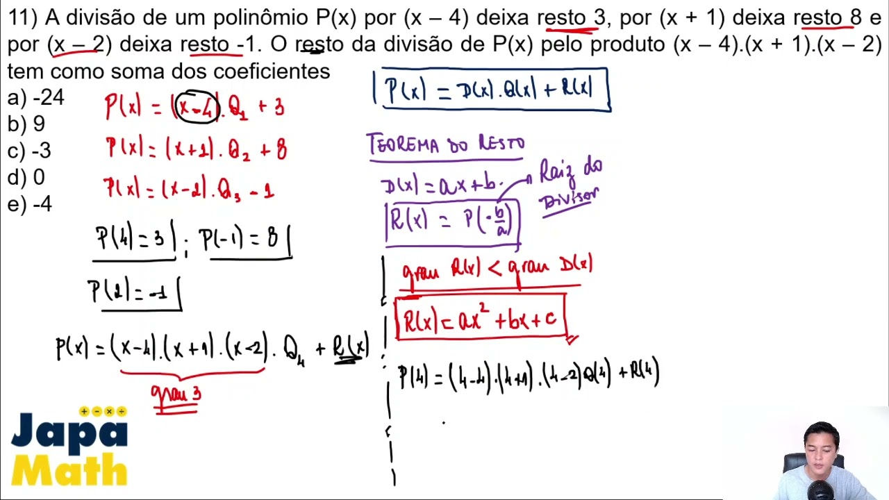 Prova EFOMM Resolvida(2010 - 2011) - Matemática - Questão 11