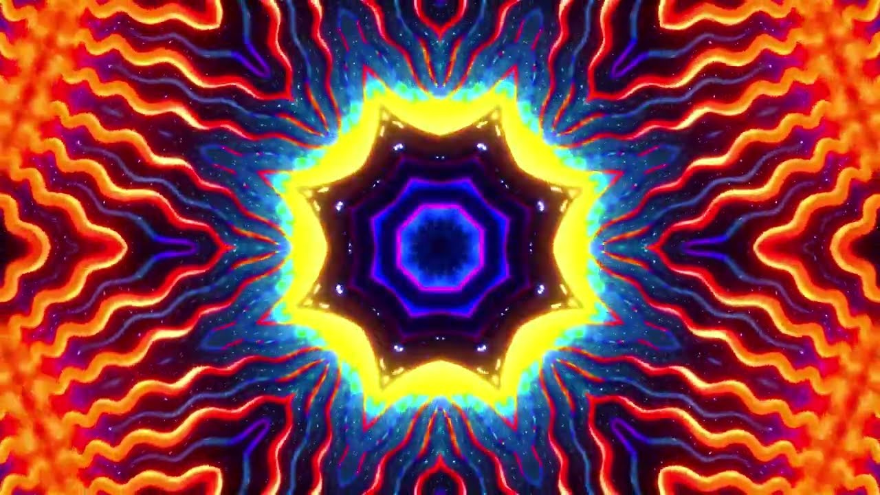 🕊️  Deep Relaxation Kaleidoscope | Focus and Inner Peace ❊60fps 🌠