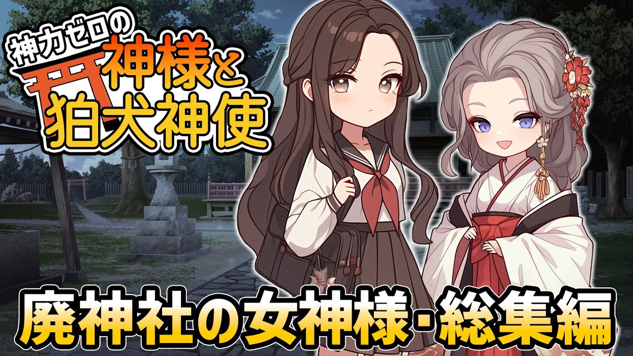 【神力ゼロの神様と狛犬神使】廃神社の女神様・総集編【ゆっくり】