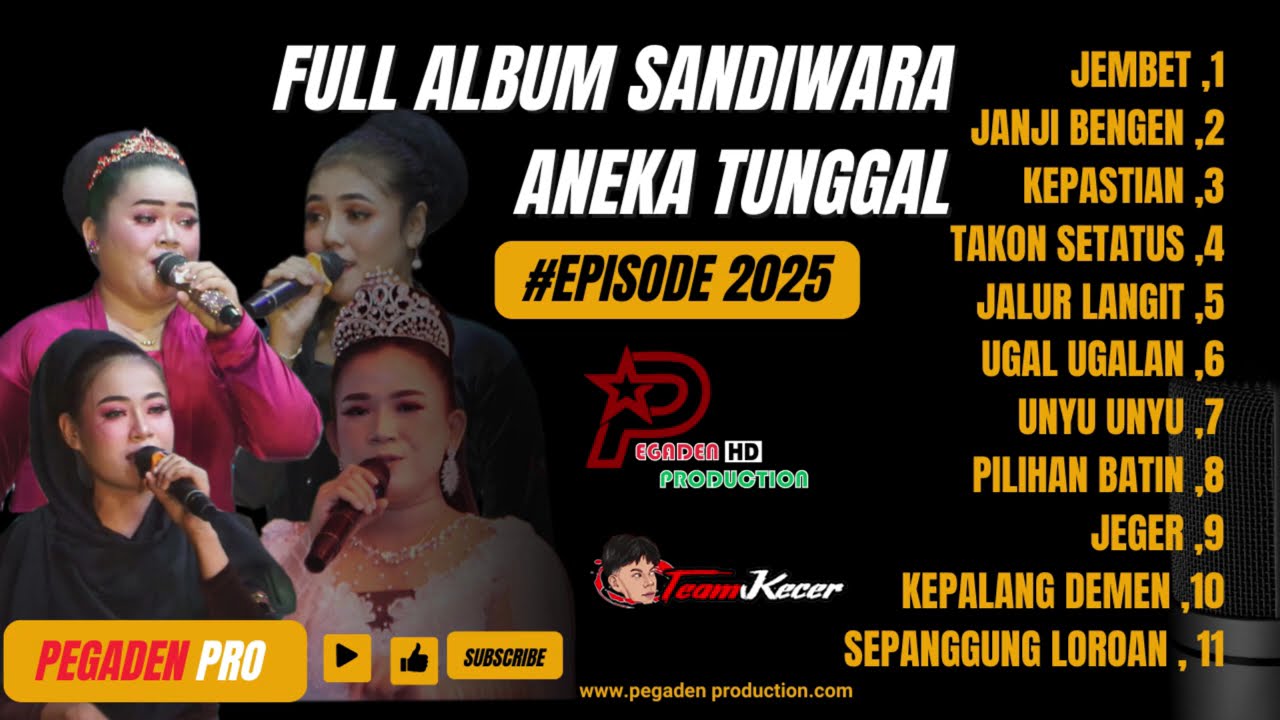LAGU SANDIWARA ANEKA TUNGGAL FULL ALBUM EPISODE 2025