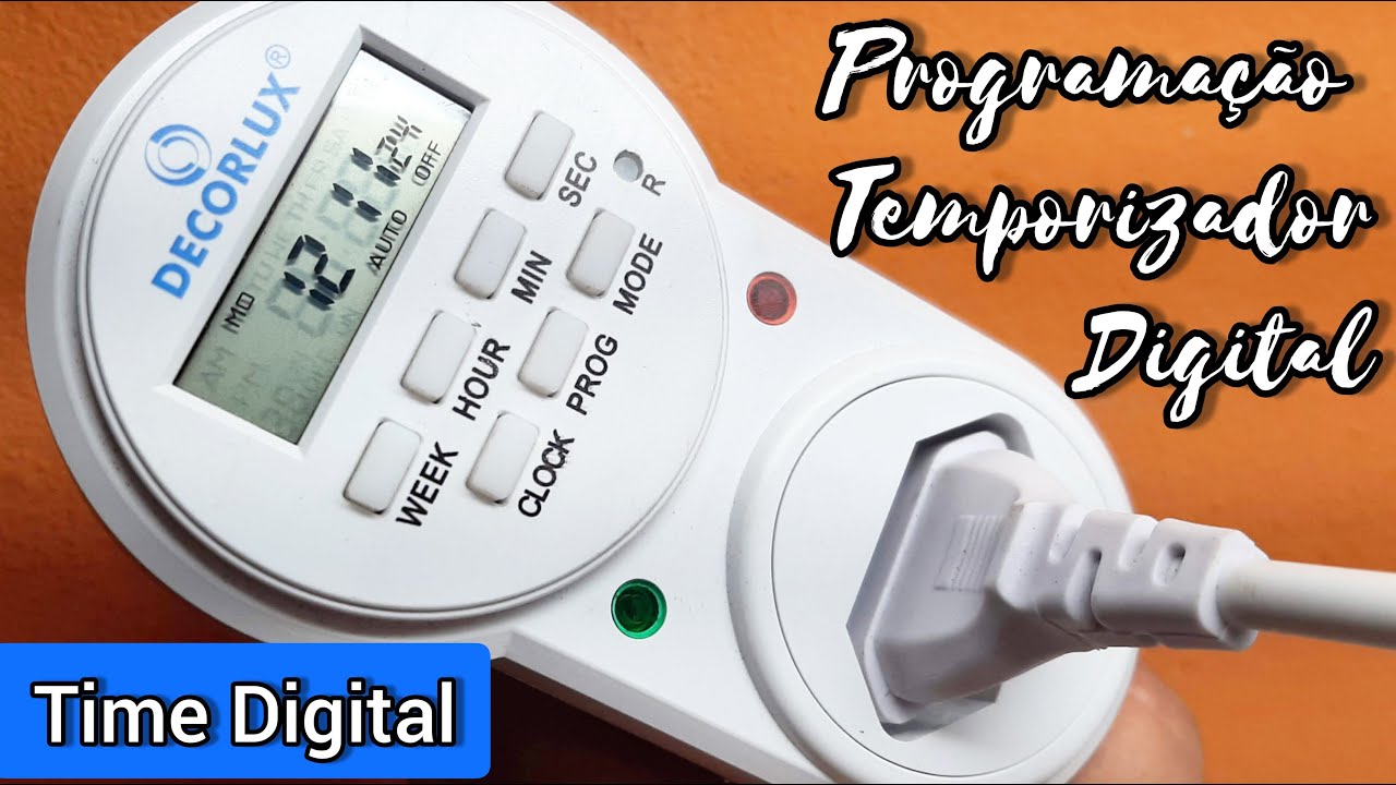 Como fazer a Programa&ccedil;&atilde;o Temporizador DIGITAL #eletricista #timedigital