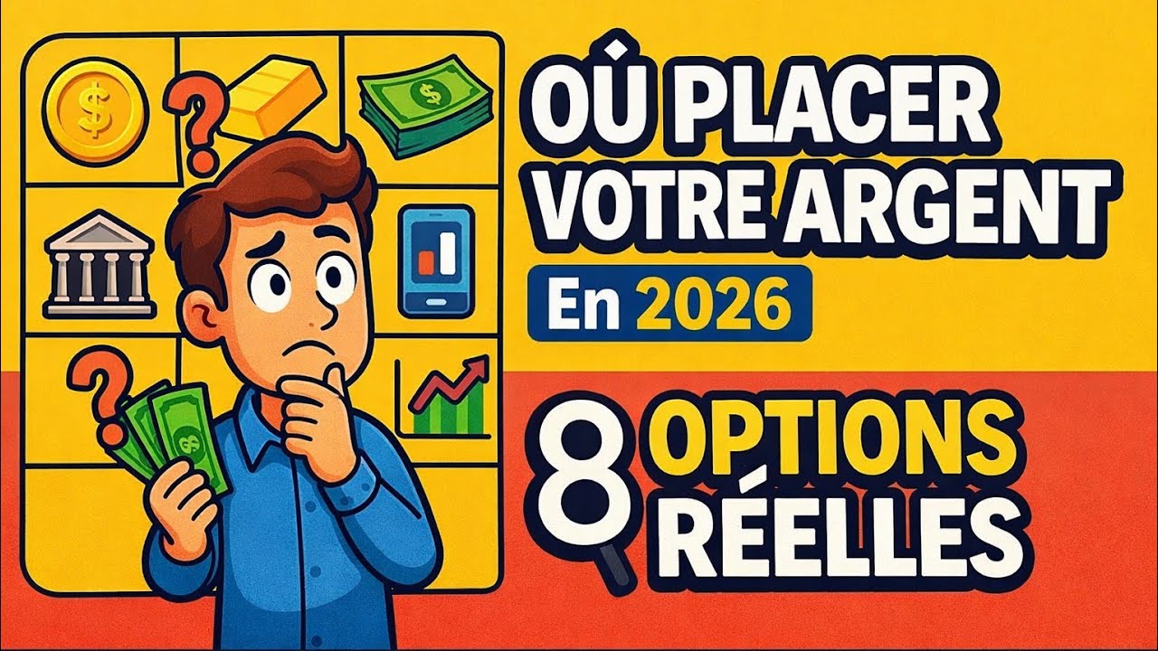O&ugrave; INVESTIR ou &Eacute;PARGNER votre argent en 2026 ? 💸 8 id&eacute;es simples + AVANTAGES et RISQUES 📈
