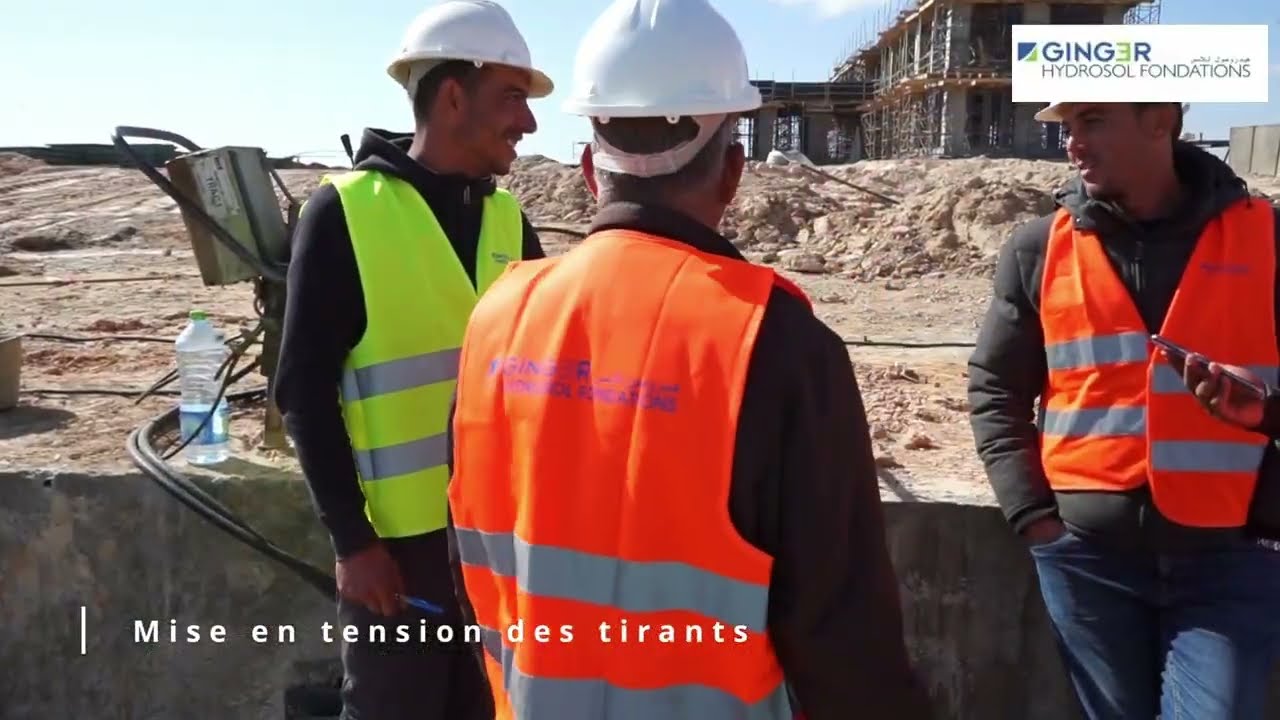 Construction de la station de dessalement de l'eau de mer de Sfax