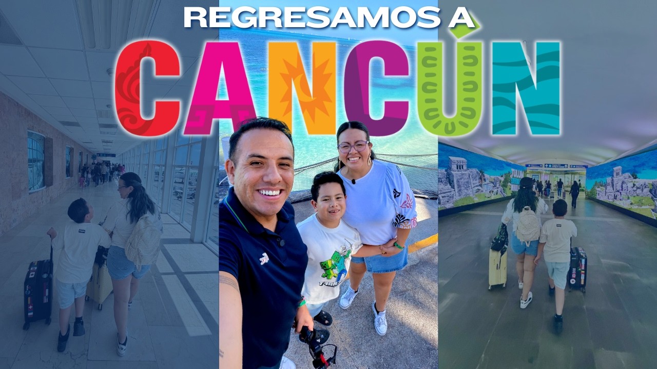 🔥 DEJAMOS TODO Y NOS VAMOS A CANCÚN 4K 🌴 WOW ESTE COLOR TURQUESA 😱💙 LO DE MATÍAS Y LA ESCUELA ⚠️