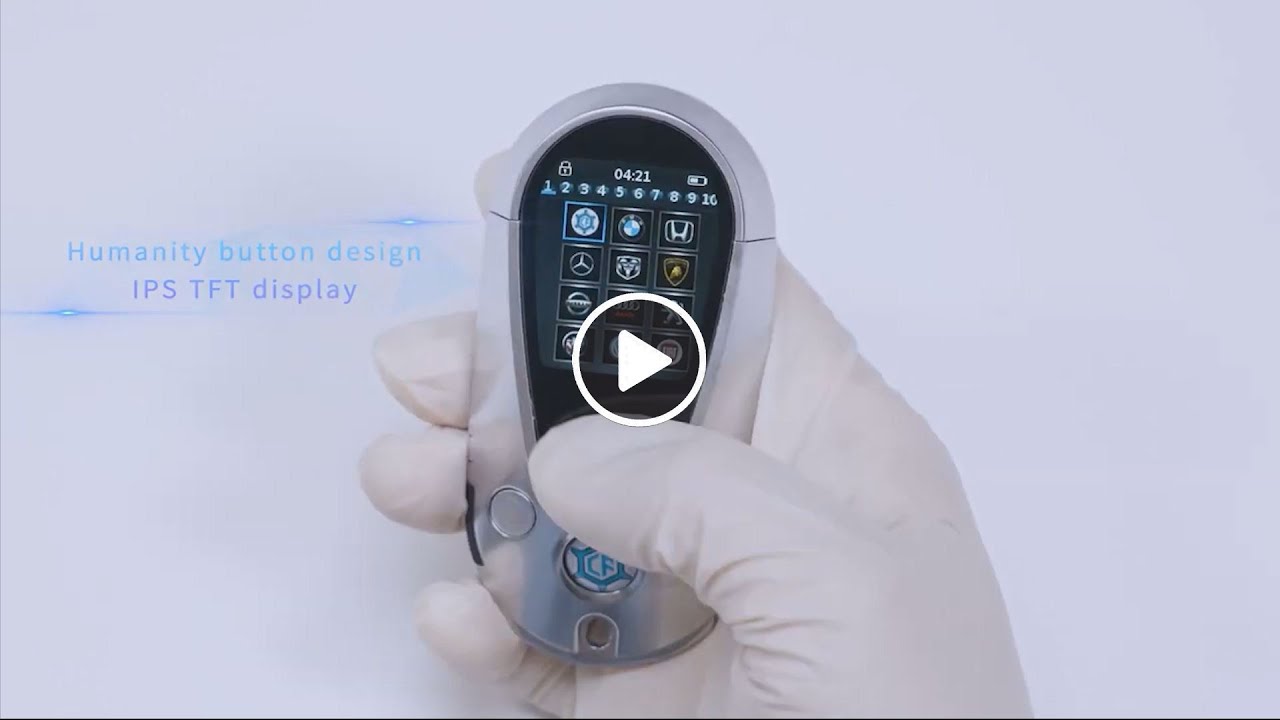 Introducing LCD Universal Smart Key PKE System For All Keyless Car Mercedes Benz Style Silver Color