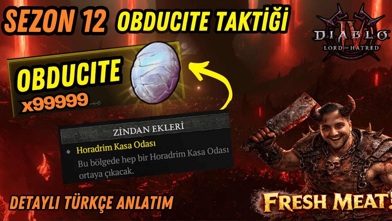 SEZON 12 EN İYİ OBDUCITE KASMA TAKTİĞİ DIABLO 4 SEASON of SLAUGHTER T&uuml;rk&ccedil;e