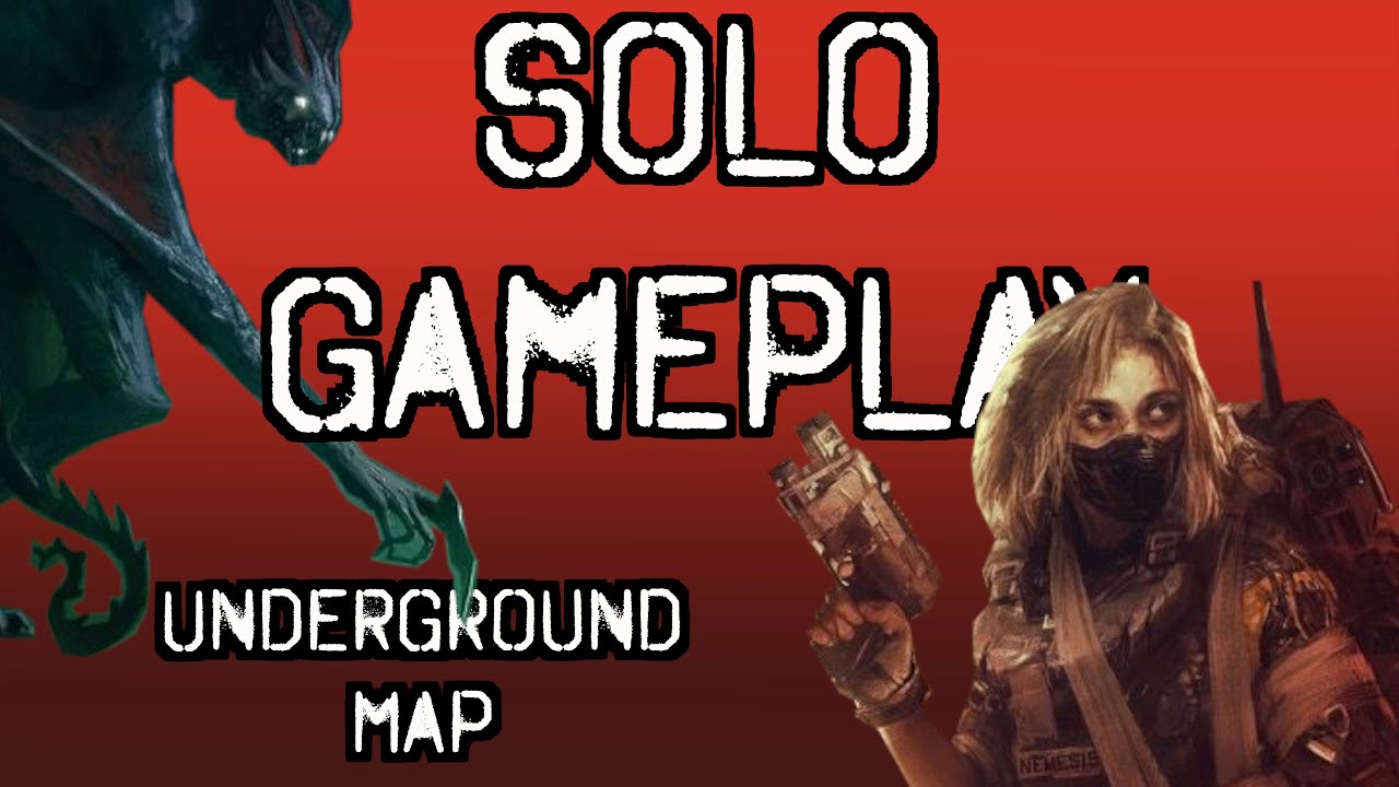 Nemesis: Lockdown Solo Gameplay - Underground Map - Survivor Character