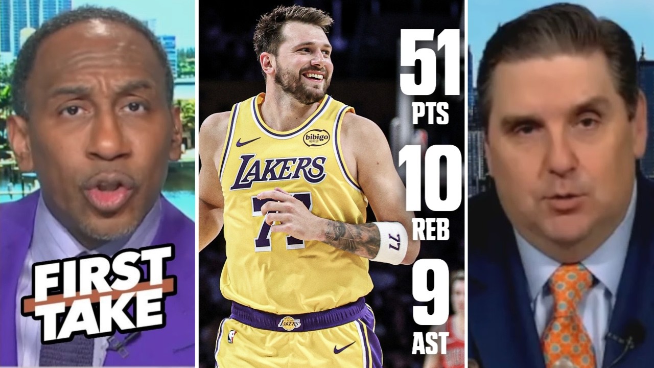 FIRST TAKE | Windhorst explains to Stephen A why Luka, Lakers win vs Bulls was biggest story